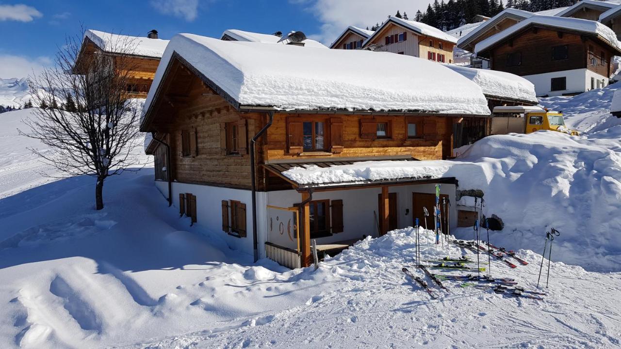 Villa Alpenchalet Garfrescha Sankt Gallenkirch Exterior foto